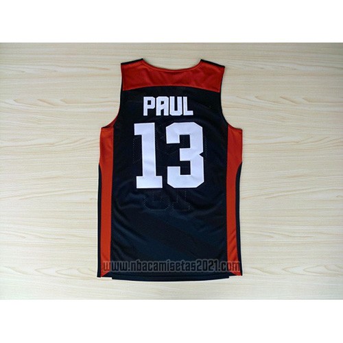 Camiseta USA 2012 Chris Paul #13 Negro
